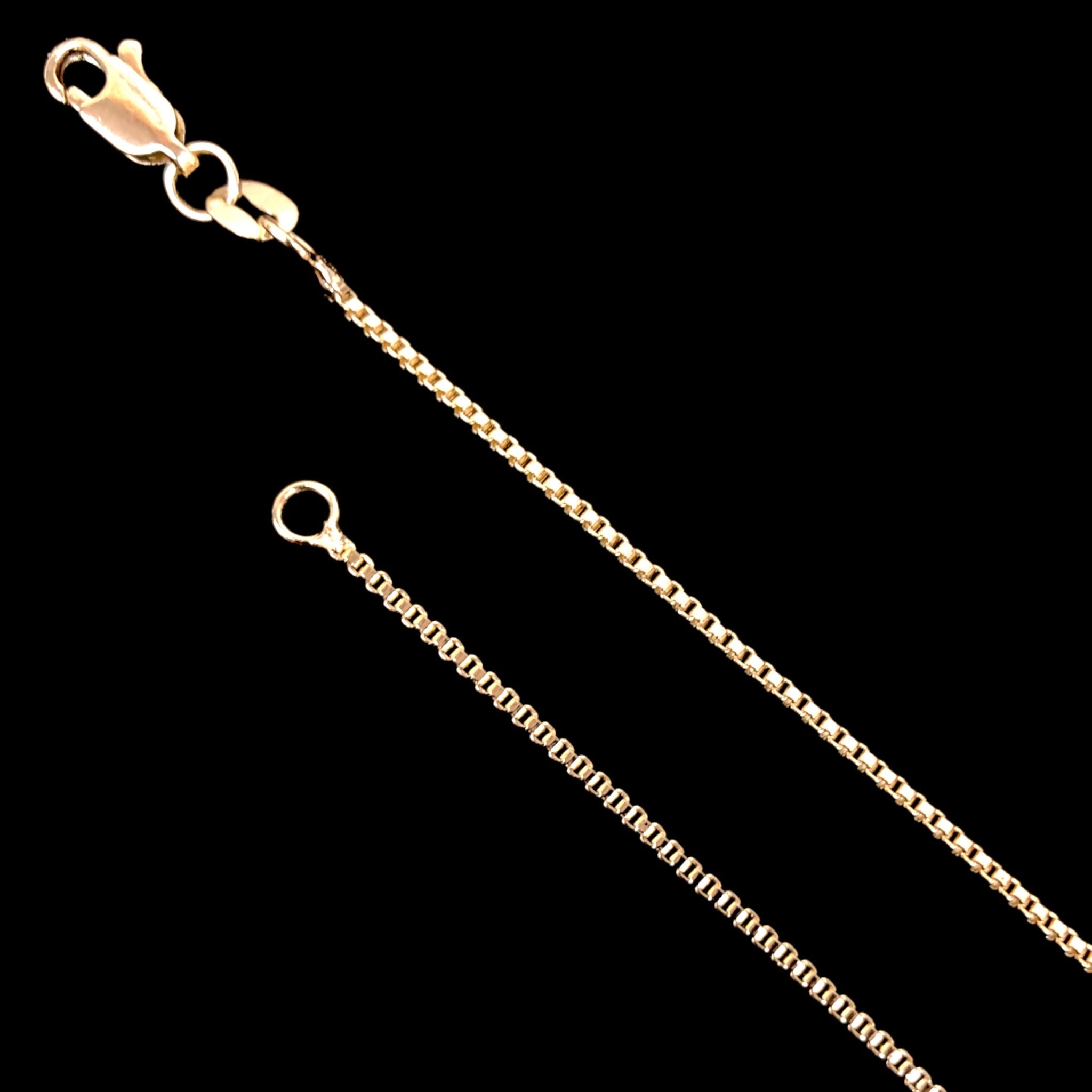 18K Gold Filled 1.2mm Classic Box Chain (Pack of 12)